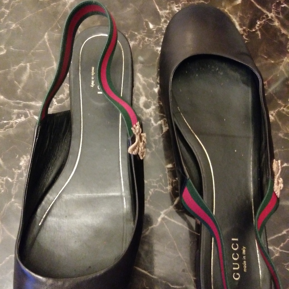 Authentic Gucci sling back flats - Picture 2 of 4